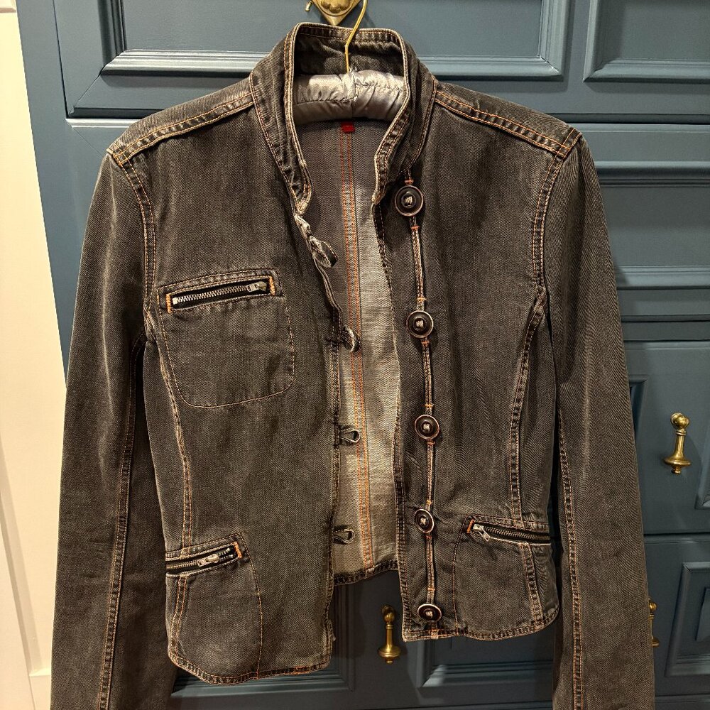 French Connection denim jacket sz 6